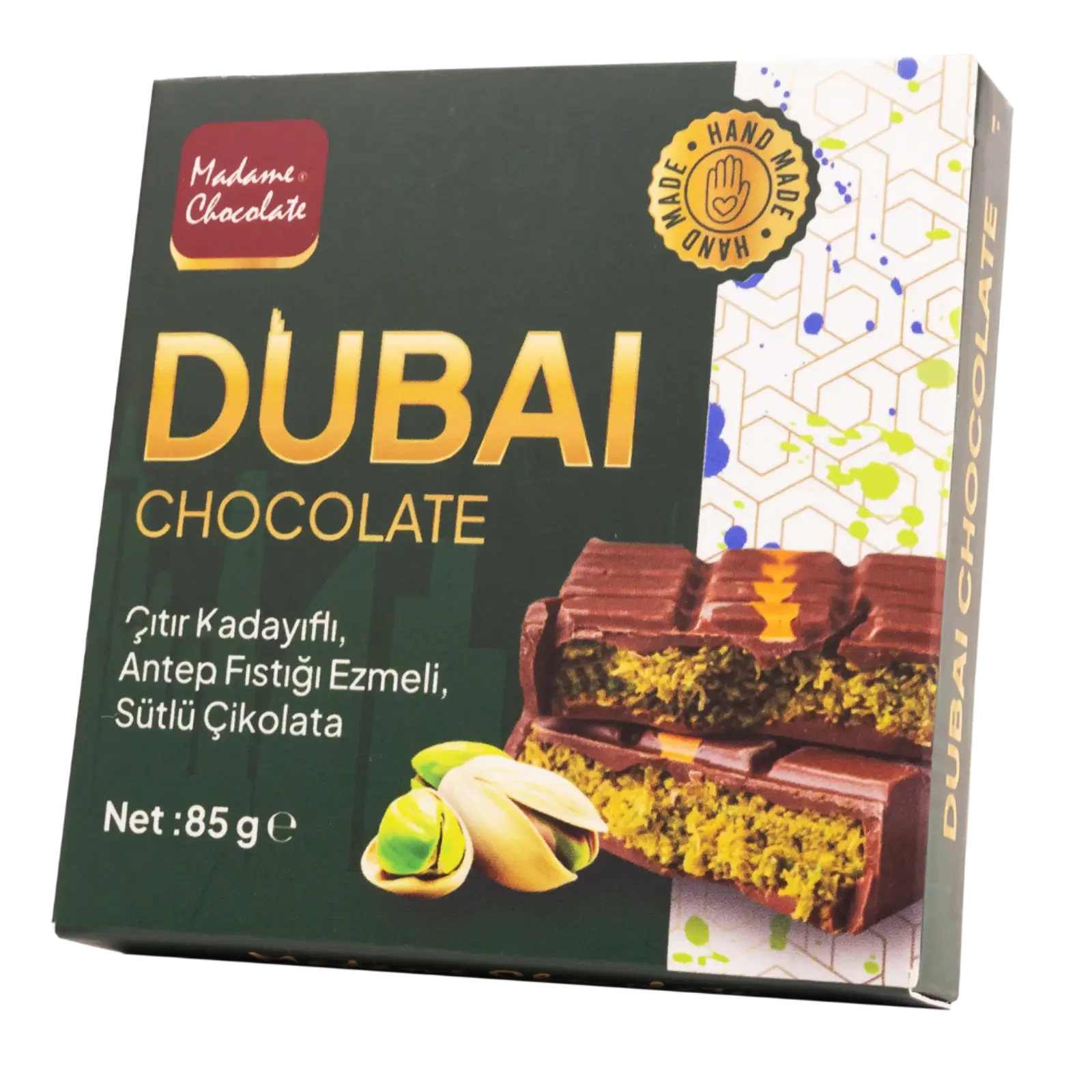 Madame Chocolate Fıstıklı Dubai Çikolatası